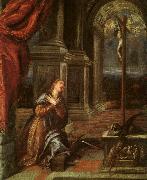 St.Catherine of Alexandria at Prayer,  Titian